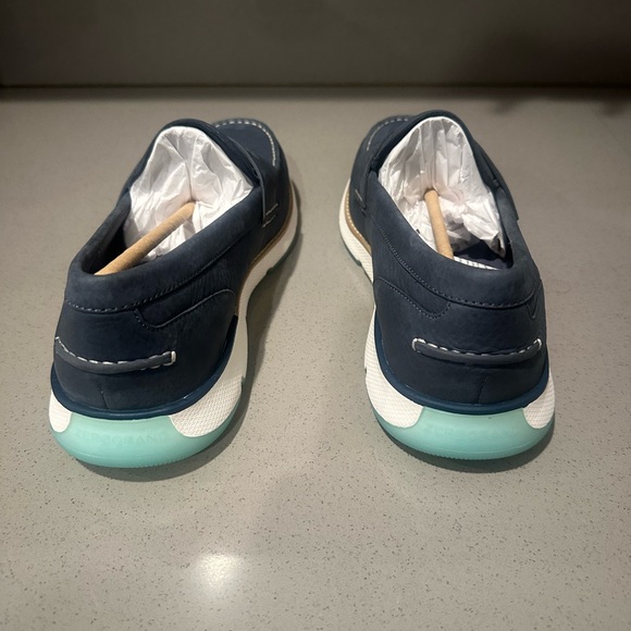 BRAND NEW! Cole Haan Men's Zerogrand Loafer Ombre Blue-Optic White Size 10 M - Picture 4 of 9